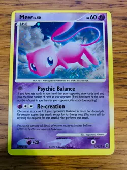 LP! Mew (15/132) D&P Secret Wonders Holo Rare Pokemon Card! FAST P&P! - Image 1