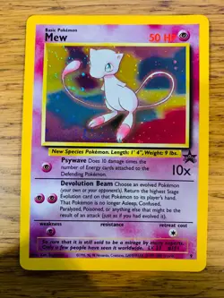 Mew No.9 WOTC Cosmos Holo Black Star Promo Pokemon Card! FAST & FREE P&P! - Image 2