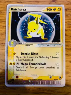 NM! Raichu ex (98/100) EX Sandstorm Holo Ultra Rare Pokemon Card! FAST P&P! - Image 1