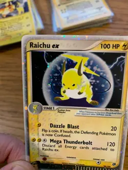 NM! Raichu ex (98/100) EX Sandstorm Holo Ultra Rare Pokemon Card! FAST P&P! - Image 3