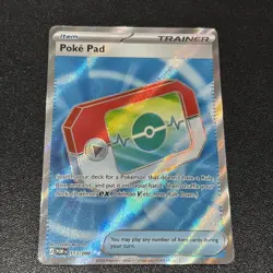 Poke Pad Full Art 113/088 Pokemon TCG Perfect Order NM - Image 1