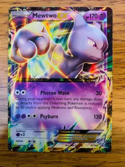 MP! Mewtwo EX XY183 Holo XY Black Star Promo Ultra Rare Pokemon Card! FAST P&P! - Image 1