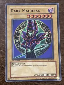 Dark Magician SYE-001 Starter Deck: Yugi Evolution 1st Edition Super Rare LP - Image 1