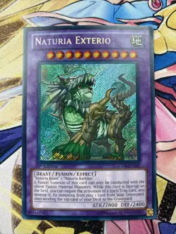 Yugioh! NM Naturia Exterio - HA04-EN055 - Secret Rare - 1st Edition NM - Image 1