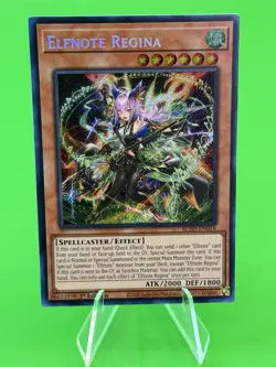 Yu-Gi-Oh Blazing Dominion Elfnote Regina Secret Rare BLZD-EN014 NM!!! - Image 1