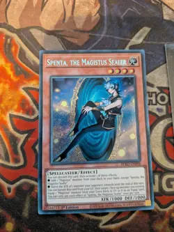 YuGiOh! Spenta, The Magistus Sealer Secret Rare BPRO-EN098 - Image 1