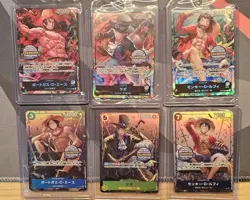 One Piece TCG EXCLUSIVE Asia Mini Tin Vol Set of 6 Promo Foil Cards (SEALED) - Image 1