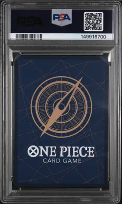 One Piece Monkey.D.Luffy OP07-109 500 Years Super Rare Foil PSA 10 - Image 4