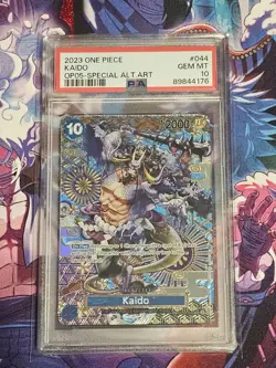Kaido SP PSA 10 GEM MT One Piece OP05 English | Special Art | Kaido OP04-044 - Image 1