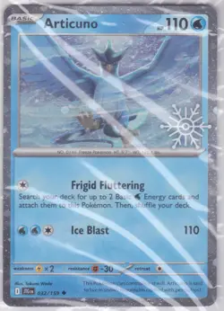 SWIRL - Holiday Calendar 2025- Festive Stamp Promo Articuno 032/159 Pokemon TCG - Image 1