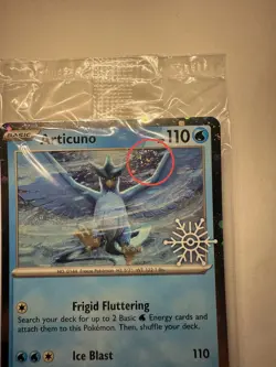 SWIRL - Holiday Calendar 2025- Festive Stamp Promo Articuno 032/159 Pokemon TCG - Image 2