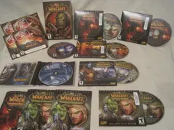 World of WarCraft Game and Expansion set DVD Rom disc lot Crusade Cataclysm + - Image 1