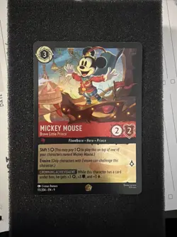 Disney Lorcana Fabled Mickey Mouse - Brave Little Prince 111/204 Legendary Foil - Image 1