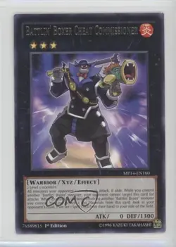 Battlin' Boxer Cheat Commissioner 1st Ed. YuGiOh Mega-Tins Mega Pack #MP14-EN160 - Image 1