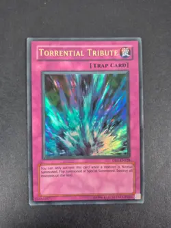 Torrential Tribute - DB1-EN228 - Ultra Rare - Unlimited - Yugioh - MP - Image 1