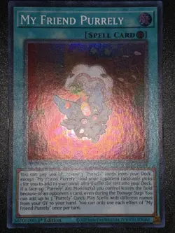 Yugioh My Friend Purrely Super Rare RA02 - Image 1