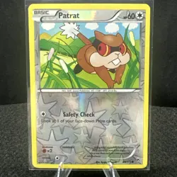 Patrat Reverse Holo 84/111 2014 Pokemon TCG Card XY Furious Fists NM - Image 1