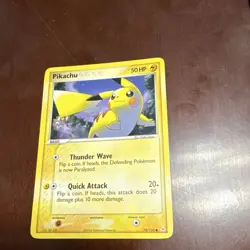 Pokemon TCG-Pikachu-Holon Phantoms-78/110-50HP-Regular-Common-Basic-English-2006 - Image 1