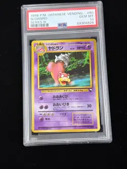 1998 Pokemon Slowbro Japanese Vending Series III PSA 10 Gem Mint - Image 1