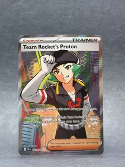 Pokemon - 227/182 Team Rocket's Proton SV10 Destined Rivals Ultra Rare Holo NM - Image 1