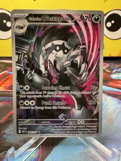 Pokemon TCG Galarian Obstagoon 245/217 Ascended Heroes Illustration Rare NM/M - Image 1