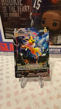 2021 Jolteon VMAX SWSH184 Black Star Promo Full Art Pokemon Card - Image 1