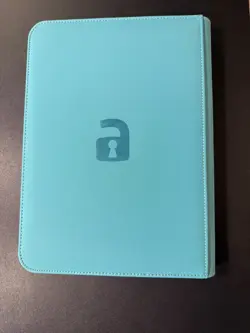 PREOWNED Vault x Ocean Blue Exo-Tec Zip 9-Pocket Pokemon Binder - Image 2
