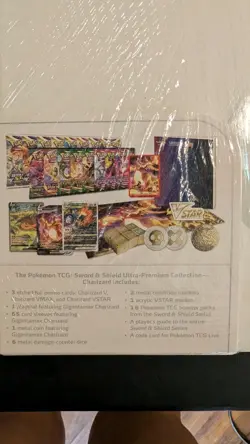 Pokemon TCG Sword & Shield Charizard Ultra-Premium Collection Box 16 Packs - Image 3