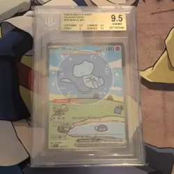 Pokemon Mew EX SV: Paldean Fates Special Illustration Rare 232/091 Holo BGS 9.5 - Image 1