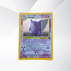 Gengar 5/62 Pokemon Holo Fossil Vintage Wizards Era Pokemon TCG - Image 1