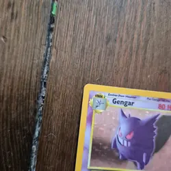 Gengar 5/62 Pokemon Holo Fossil Vintage Wizards Era Pokemon TCG - Image 3