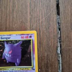Gengar 5/62 Pokemon Holo Fossil Vintage Wizards Era Pokemon TCG - Image 4