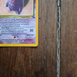 Gengar 5/62 Pokemon Holo Fossil Vintage Wizards Era Pokemon TCG - Image 5