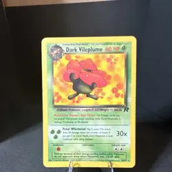 Pokemon Dark Vileplume Team Rocket 30/82 60 HP Rare Stage 2 Regular Unlimited - Image 1