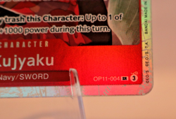 One Piece Cards OP11-004 Kujyaku Super Rare (English and Japanese Versions) - Image 5