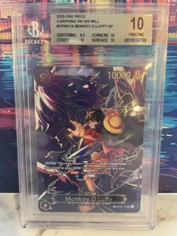2025 One Piece Carrying on His Will #OP09119 Monkey D. Luffy SP - Image 1