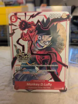 One Piece TCG English - MONKEY D. LUFFY ST01-012 3rd Anniversary Tournament - Image 1