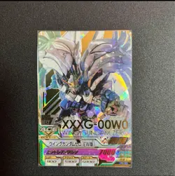 Gundam Trading Card Wing Gundam Zero EW OA3 SEC Rare Promo Limited - Image 1