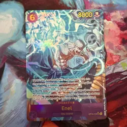 One Piece Enel OP15-118 SEC Parallel Alt Art Adventure on Kami's Island NM ENG - Image 1