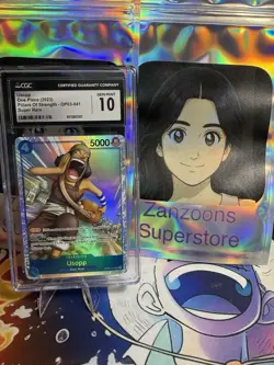 2023 One Piece Pillars of Strength Usopp #OP03-041 CGC 10 - Image 1
