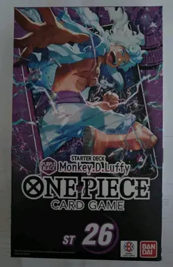 Purple Black Monkey D. Luffy ST-26 Starter Deck - One Piece Card Game - EN - Image 1