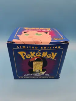 1999 Pokemon Burger King 23K Gold Plated Jigglypuff Card Sealed Poke Ball - Image 1