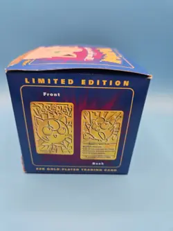 1999 Pokemon Burger King 23K Gold Plated Jigglypuff Card Sealed Poke Ball - Image 4