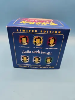 1999 Pokemon Burger King 23K Gold Plated Jigglypuff Card Sealed Poke Ball - Image 5