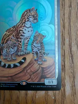 MTG English Ocelot Pride NM Foil Promos: Game Day and Store Championship - Image 2