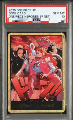 PSA 10 ONE PIECE HEROINES SPECIAL SET GOLD DON!! CARD ONE PIECE JPN 2025 - Image 1