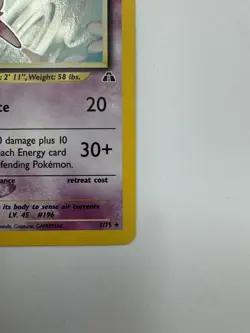 Pokemon Espeon 1/75 Neo Discovery Holo Rare Stage 1 Card English - Image 4