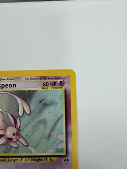 Pokemon Espeon 1/75 Neo Discovery Holo Rare Stage 1 Card English - Image 5