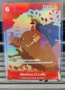 Monkey.D.Luffy (Gift Collection 2023) P-001 One Piece Promotion Cards Foil - Image 1