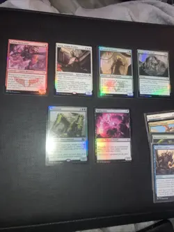 10 x 2014 2015 Magic The Gathering Card Lot Holo Wizards Of The Coast - Image 1